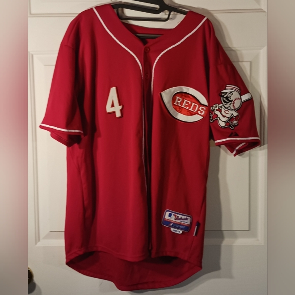 Majestic Red Baseball Jersey